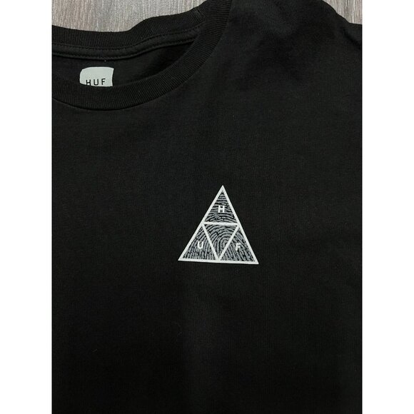 Huff Mens T Shirt Size Large Black White By All Means Necessary Worldwide DBC - Picture 4 of 10